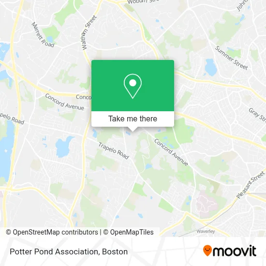 Potter Pond Association map