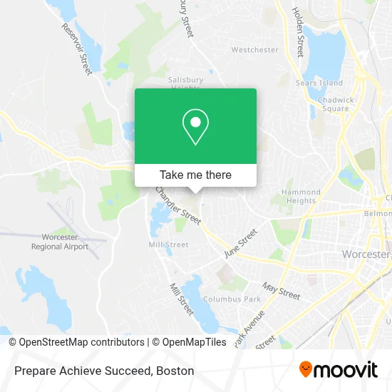 Prepare Achieve Succeed map