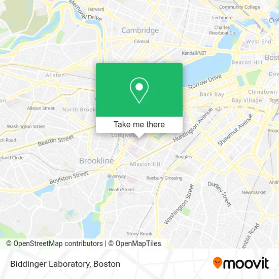 Biddinger Laboratory map