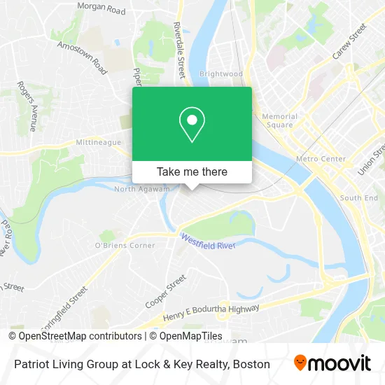 Patriot Living Group at Lock & Key Realty map