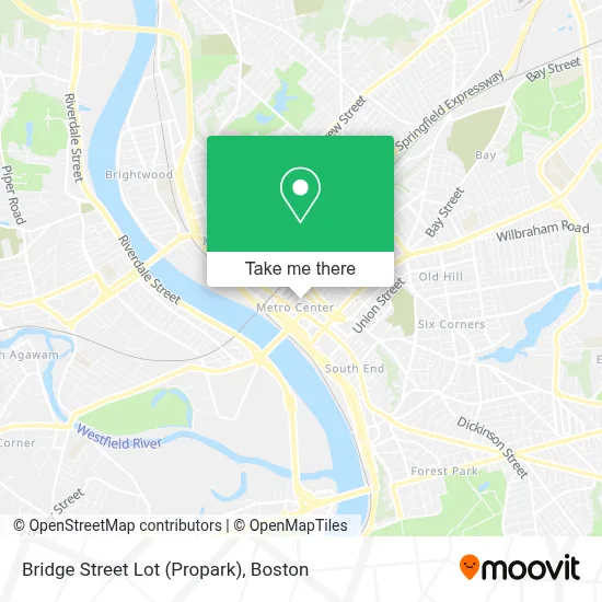 Bridge Street Lot (Propark) map