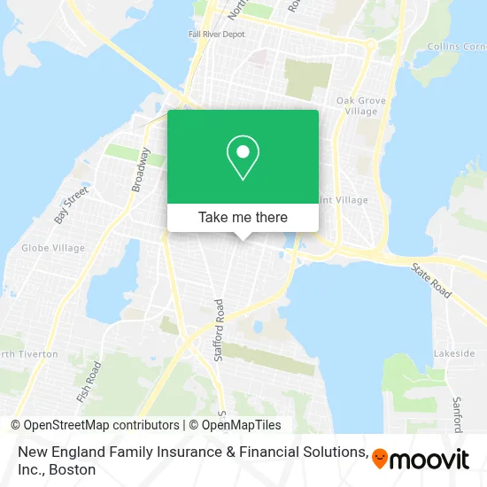 New England Family Insurance & Financial Solutions, Inc. map