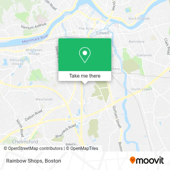 Rainbow Shops map