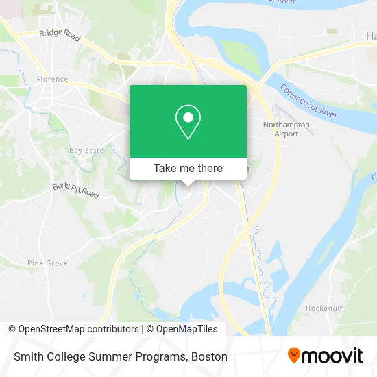 Smith College Summer Programs map
