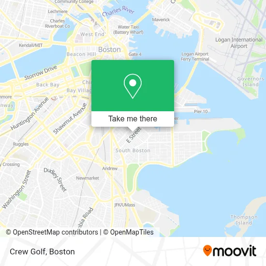 Crew Golf map