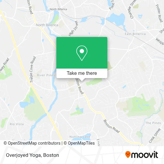Overjoyed Yoga map