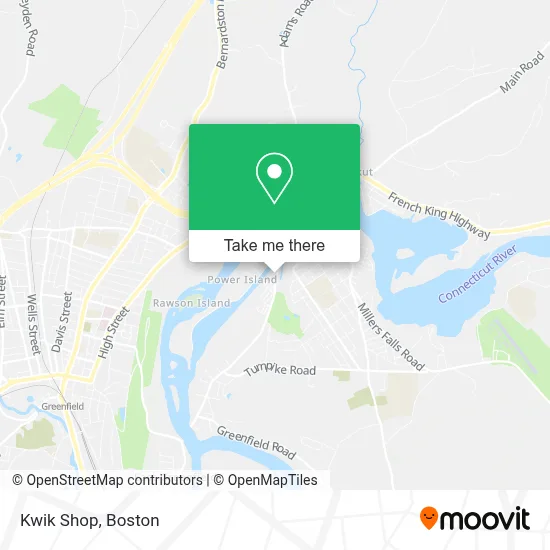 Kwik Shop map