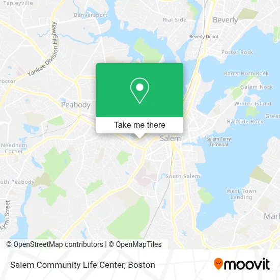 Salem Community Life Center map