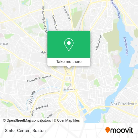 Slater Center. map