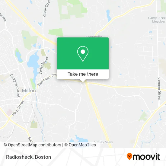 Radioshack map