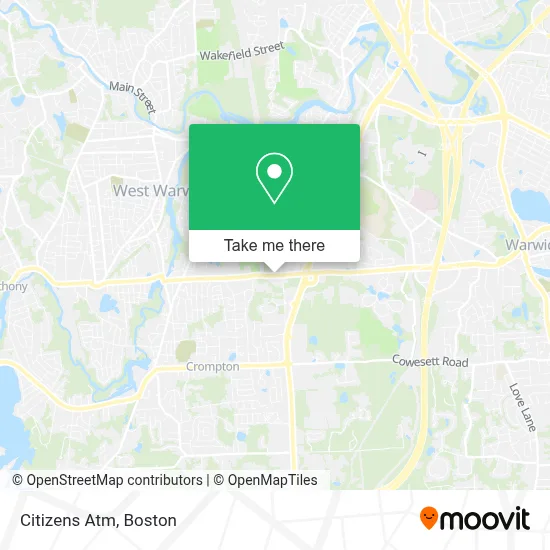 Citizens Atm map