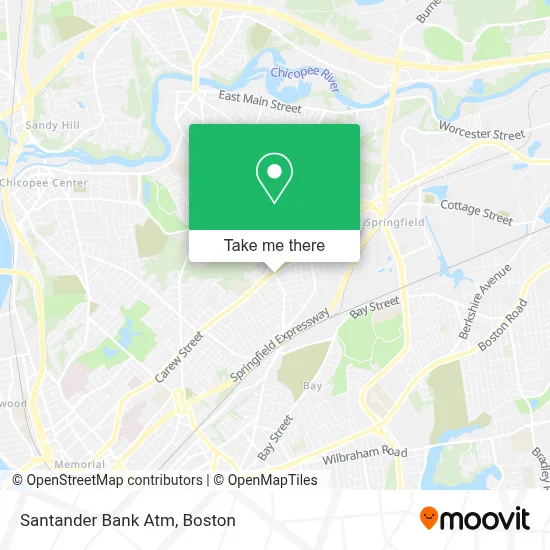 Santander Bank Atm map