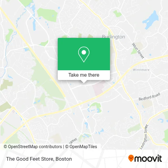 The Good Feet Store map