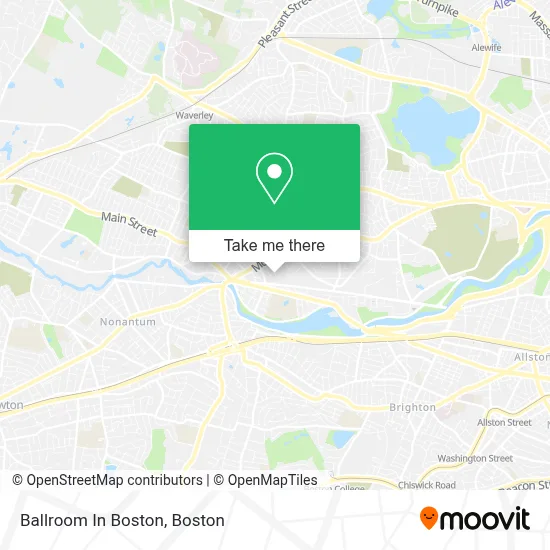 Ballroom In Boston map