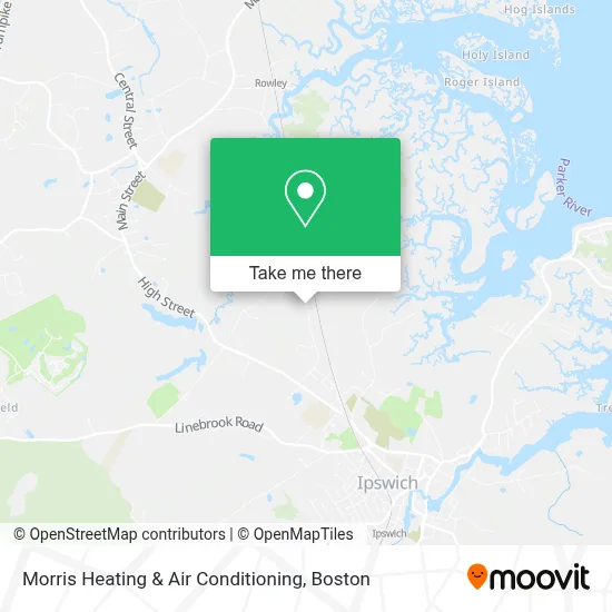 Morris Heating & Air Conditioning map
