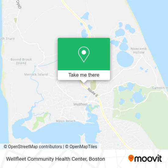 Wellfleet Community Health Center map