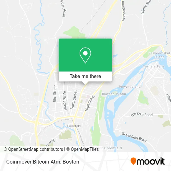 Coinmover Bitcoin Atm map