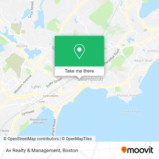 Av Realty & Management map
