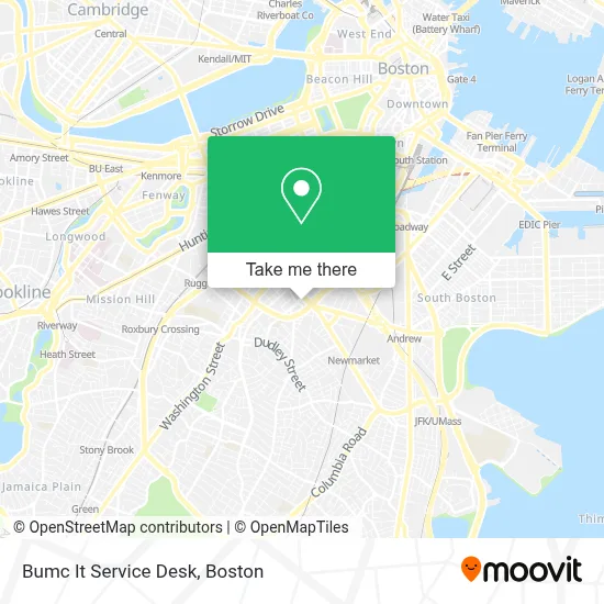 Bumc It Service Desk map