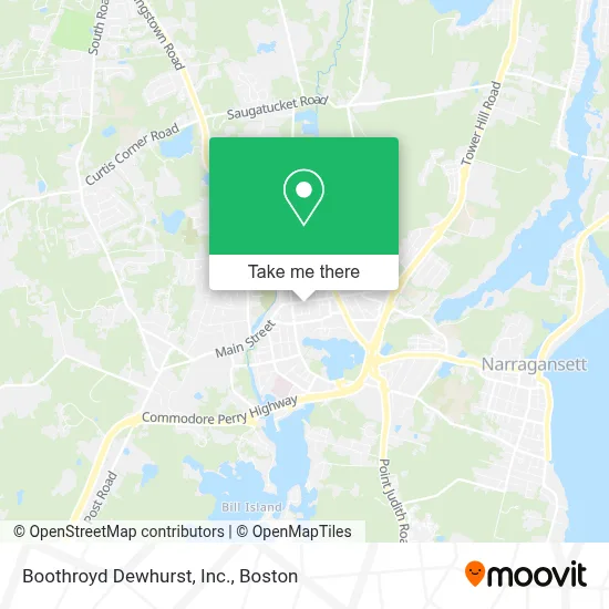 Boothroyd Dewhurst, Inc. map