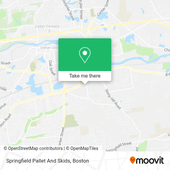 Springfield Pallet And Skids map