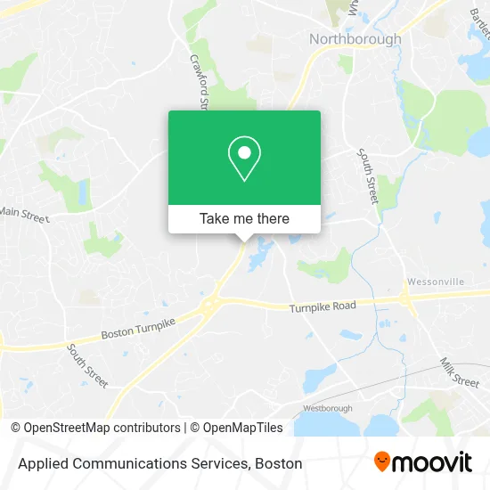 Applied Communications Services map