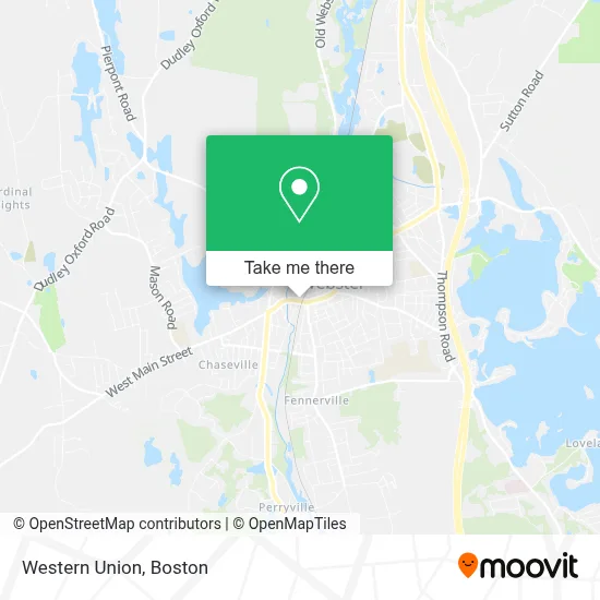 Western Union map