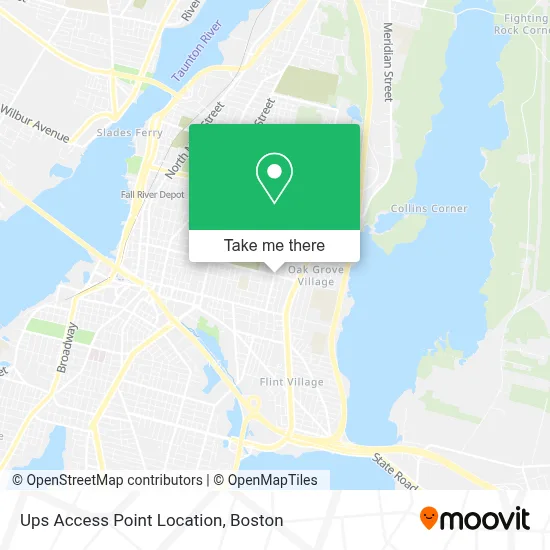 Ups Access Point Location map