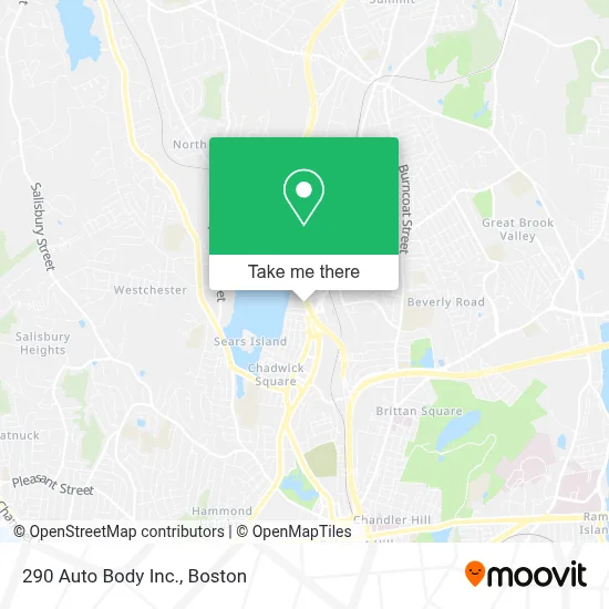 290 Auto Body Inc. map