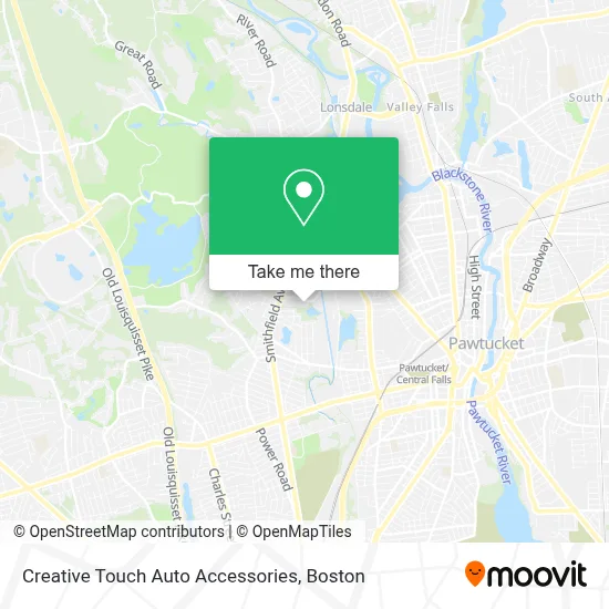 Creative Touch Auto Accessories map