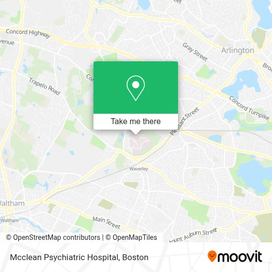 Mcclean Psychiatric Hospital map