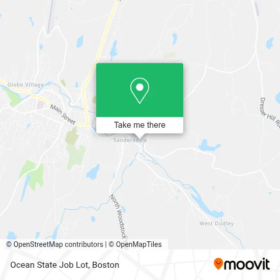 Ocean State Job Lot map