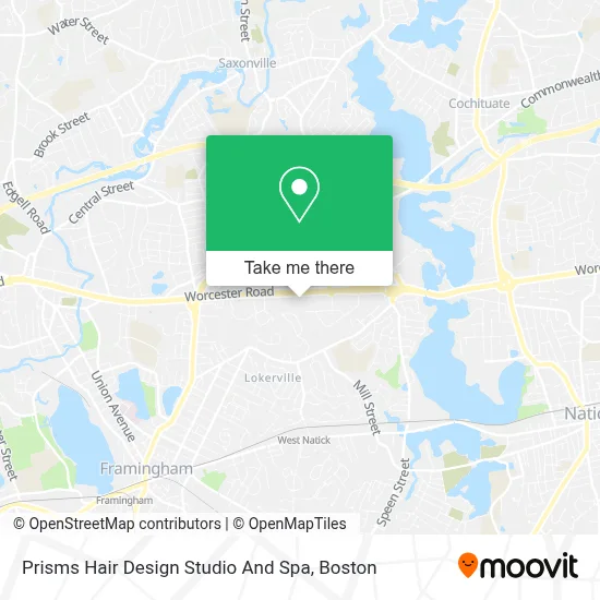Prisms Hair Design Studio And Spa map