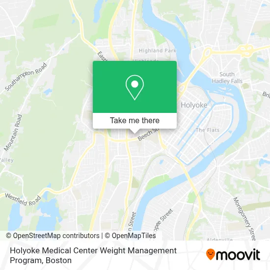 Holyoke Medical Center Weight Management Program map