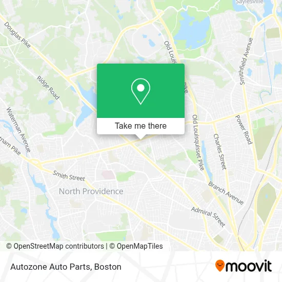 Autozone Auto Parts map