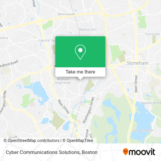 Cyber Communications Solutions map