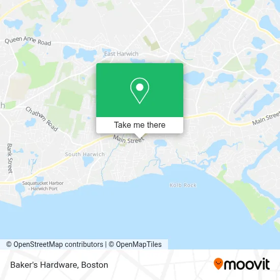 Baker's Hardware map