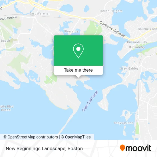 New Beginnings Landscape map