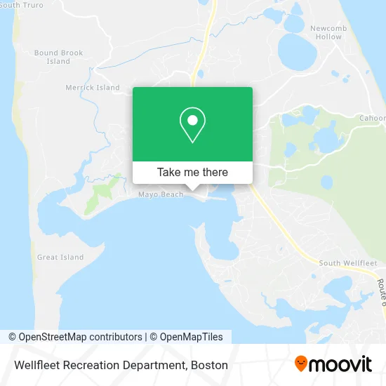 Wellfleet Recreation Department map