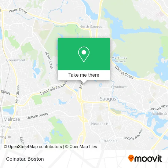 Coinstar map