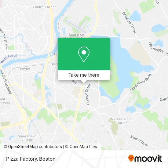 Pizza Factory map