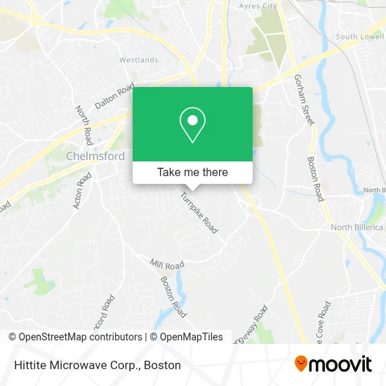 Hittite Microwave Corp. map