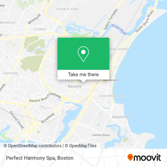 Perfect Harmony Spa map