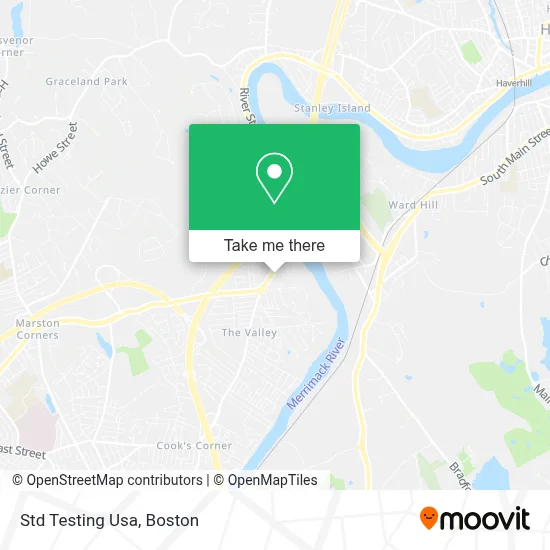 Std Testing Usa map