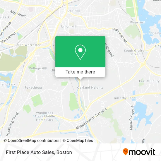 First Place Auto Sales map