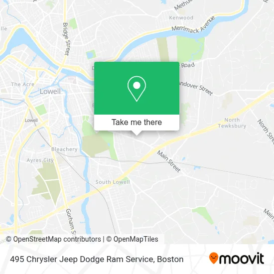 495 Chrysler Jeep Dodge Ram Service map