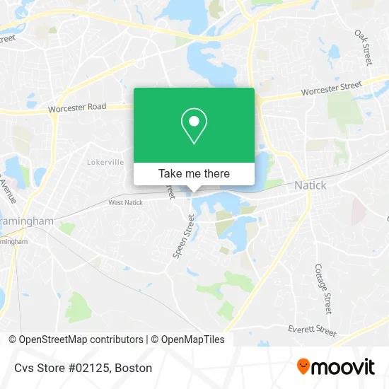 Cvs Store #02125 map