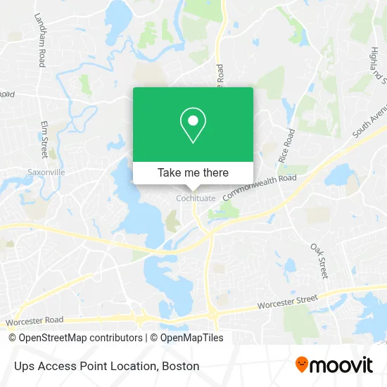 Ups Access Point Location map