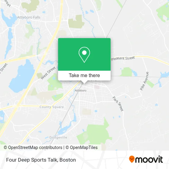 Four Deep Sports Talk map