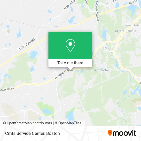 Cmts Service Center map